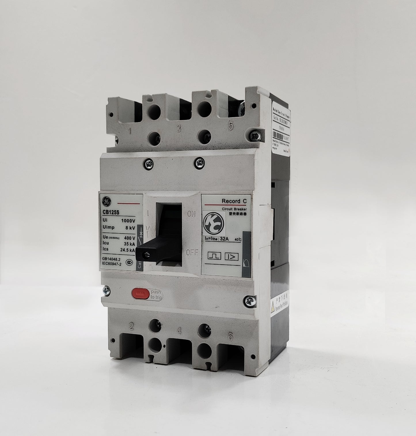 G.E. CB125S CIRCUIT BREAKER (3P)