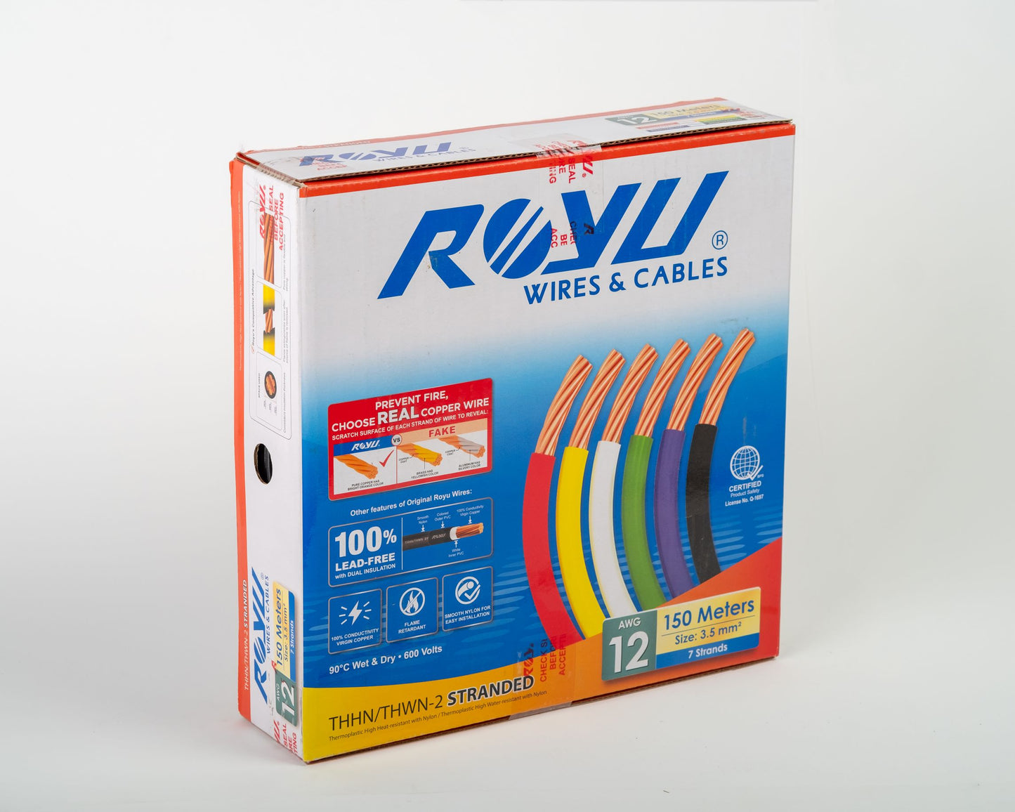 ROYU THHN WIRE 12/7 (3.5mm²)