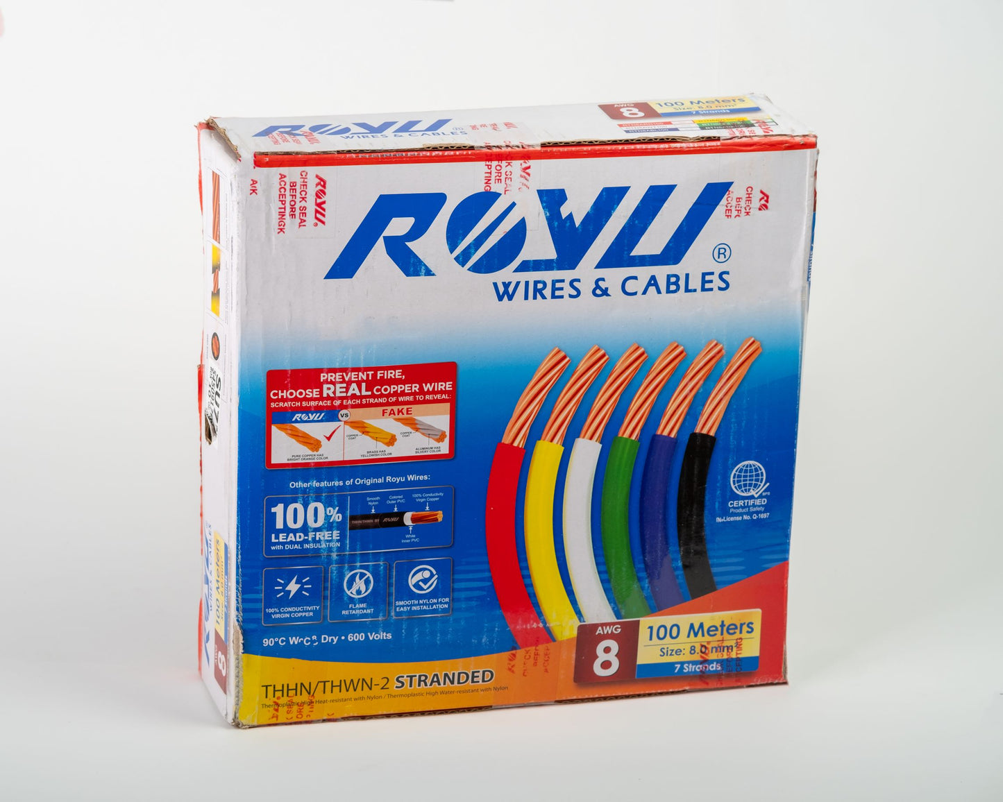 ROYU THHN WIRE 8/7 (8.0mm²)