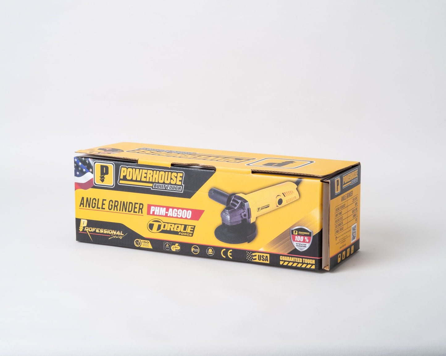 POWER HOUSE ANGLE GRINDER W/BACK SWITCH