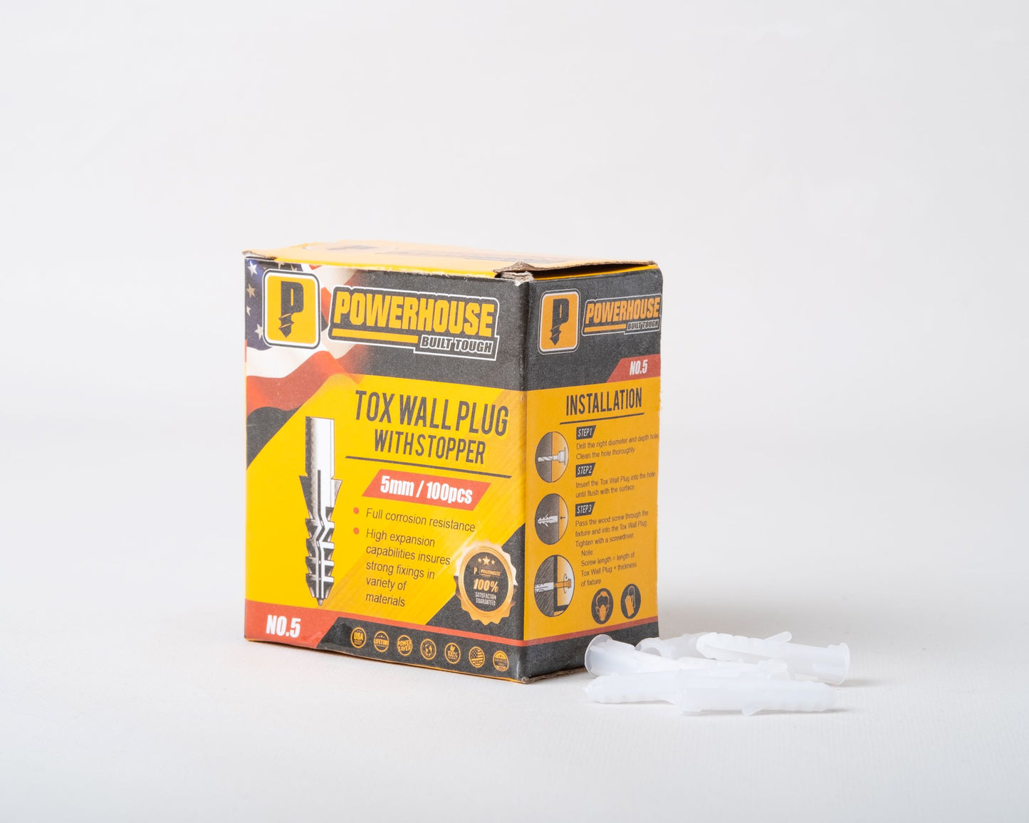 POWER HOUSE TOX WALL PLUG