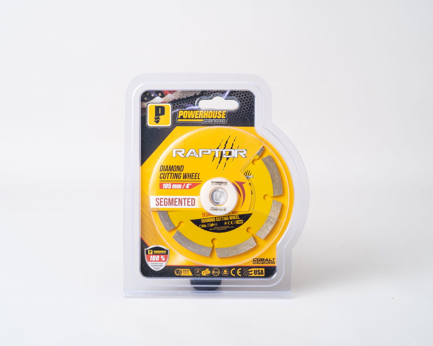 POWER HOUSE DIAMOND CUTTING WHEEL SEGMENTED CUT 4"