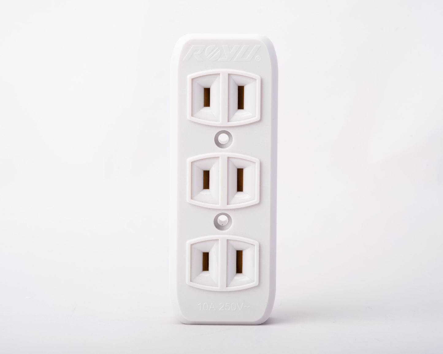 ROYU 3 GANG SPRING LOADED OUTLET (REDOU 403)