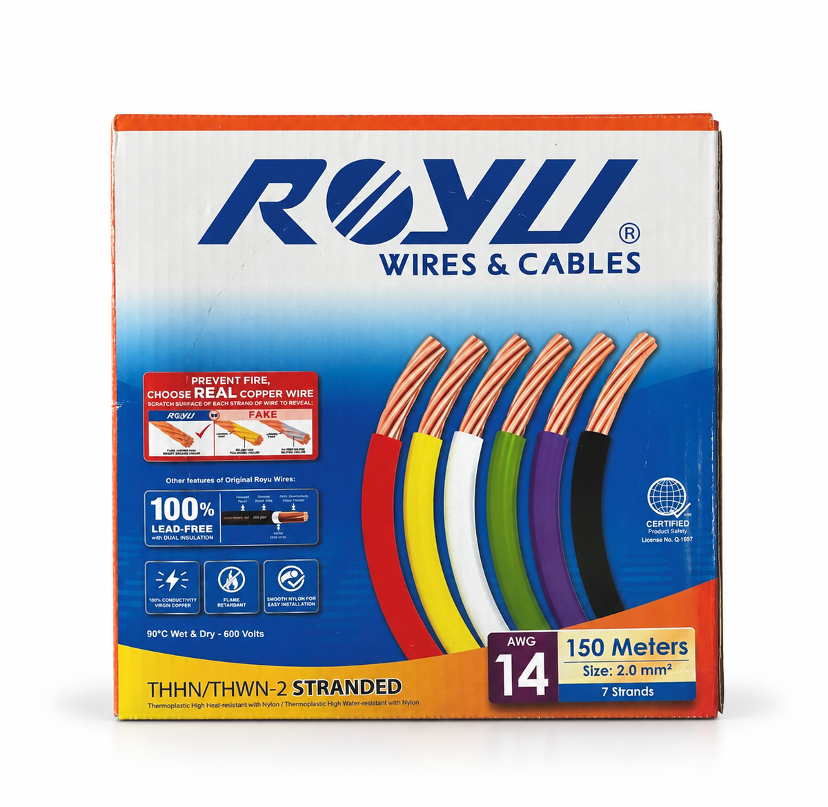 ROYU THHN WIRE 14/7 (2.0mm²)