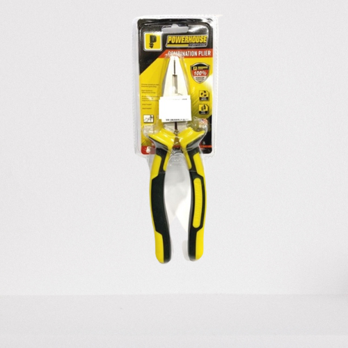 POWER HOUSE DYNA GRIP COMBINATION PLIERS NICKEL PLATED 7"