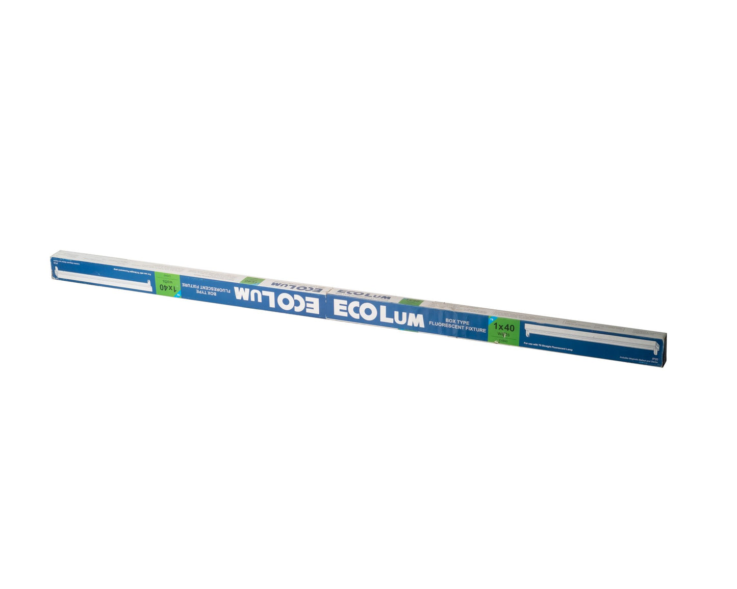 ECOLUM  BOX TYPE FIXTURE 1X40W  W/ BALLAST & STARTER (EXB40)
