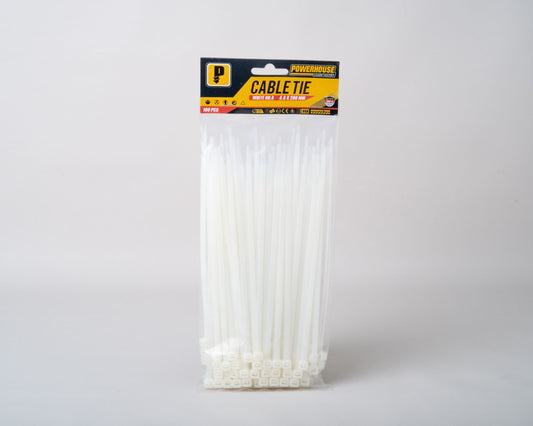 POWER HOUSE  NYLON CABLE TIE(100PCS) WHITE