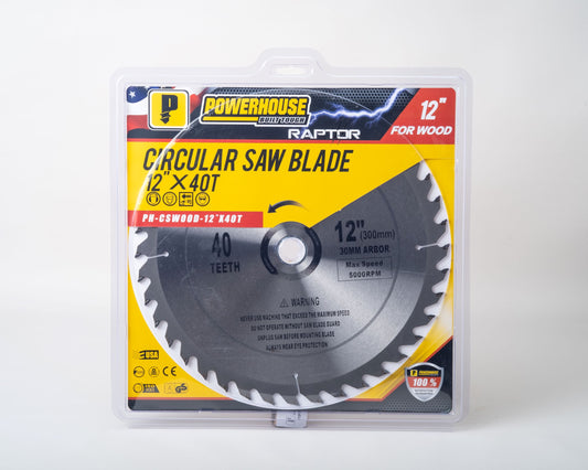 POWER HOUSE CIRCULAR SAW BLADE  (PH-CSWOOD 7-1/4X40T)