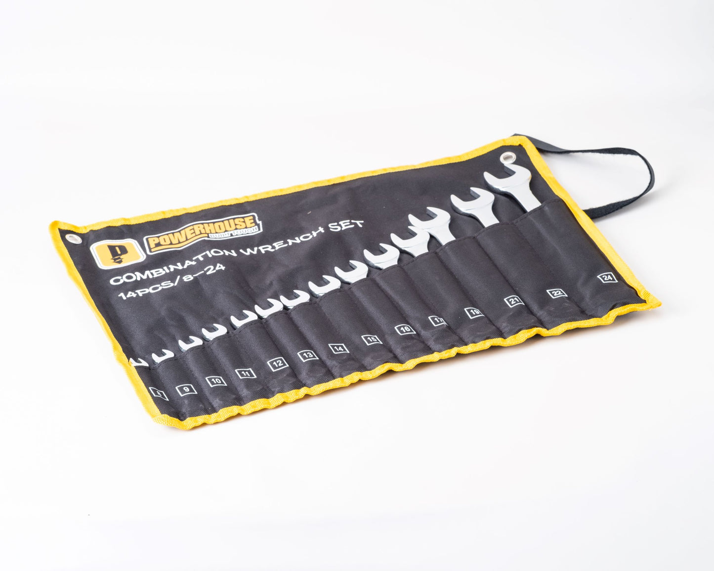 POWER HOUSE COMBINATION WRENCH CHROME VANADIUM 8MM-24MM (14PCS/SET)