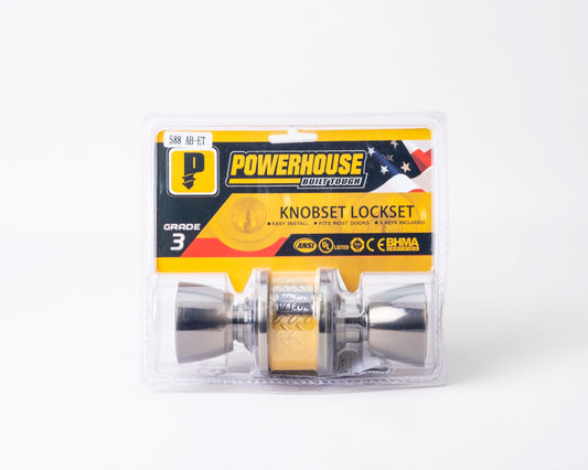 POWER HOUSE KNOBSET LOCKSET