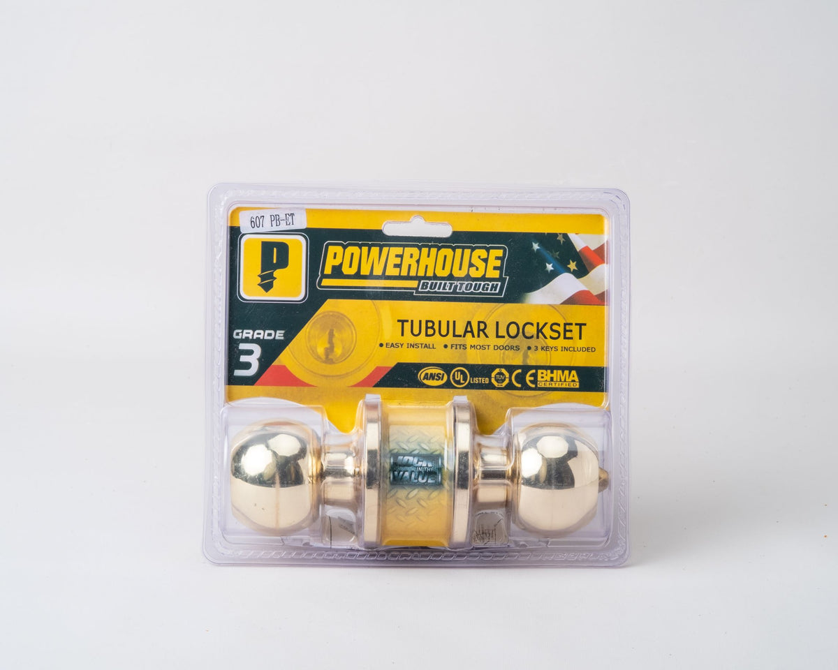 Locket House POWER HOUSE TUBULAR ENTRANCE LOCKSET – Buildwell Depot