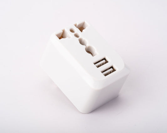 ROYU  UNIVERSAL, ADAPTER W/2 USB CHARGER (REDPL 125)