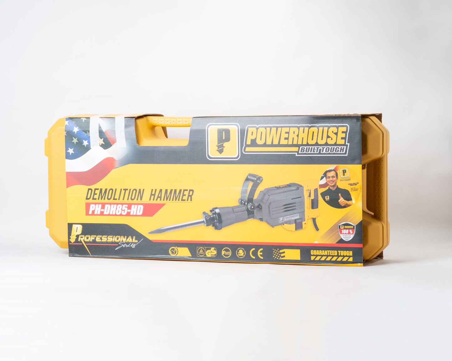 POWER HOUSE DEMOLITION HAMMER 1800W (PH-DH85-HD) w/ ANTI VIBRATION